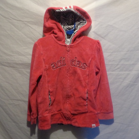 adidas Other - Adidas Pink Size 6 Zip up Hoodie